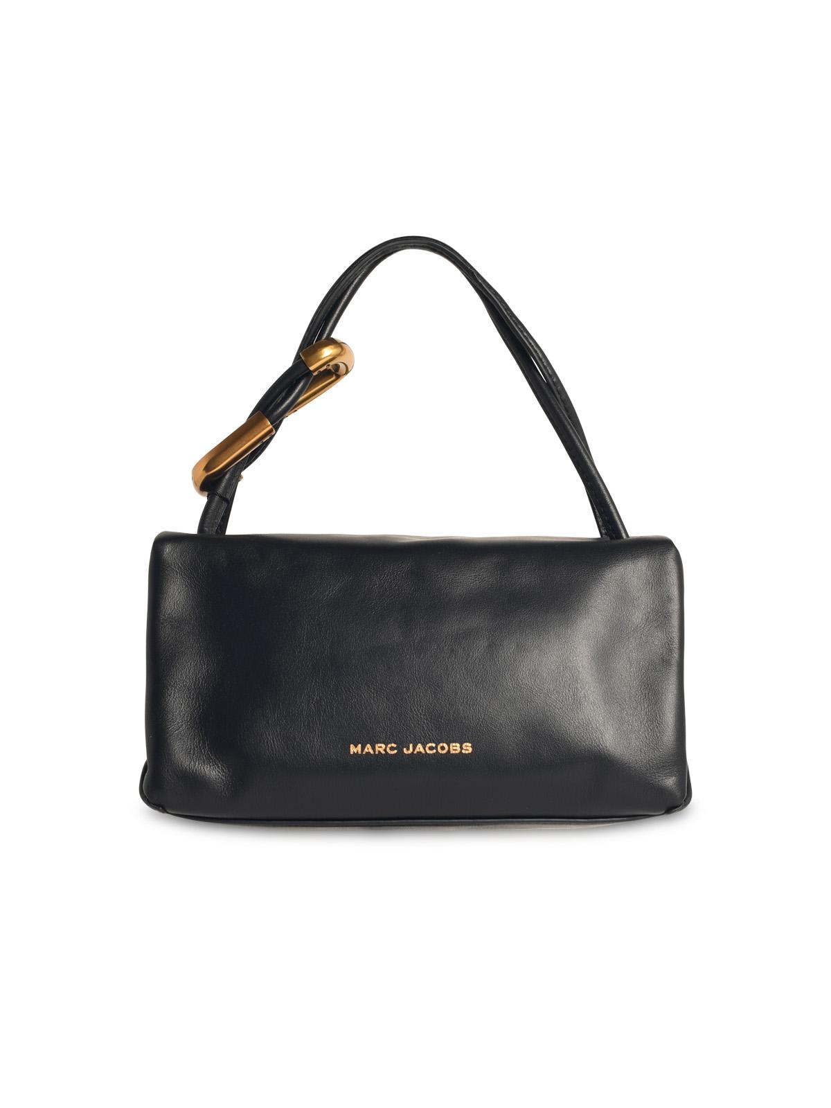 Shop Marc Jacobs The Dual Bag Mini Bag In Black Leather