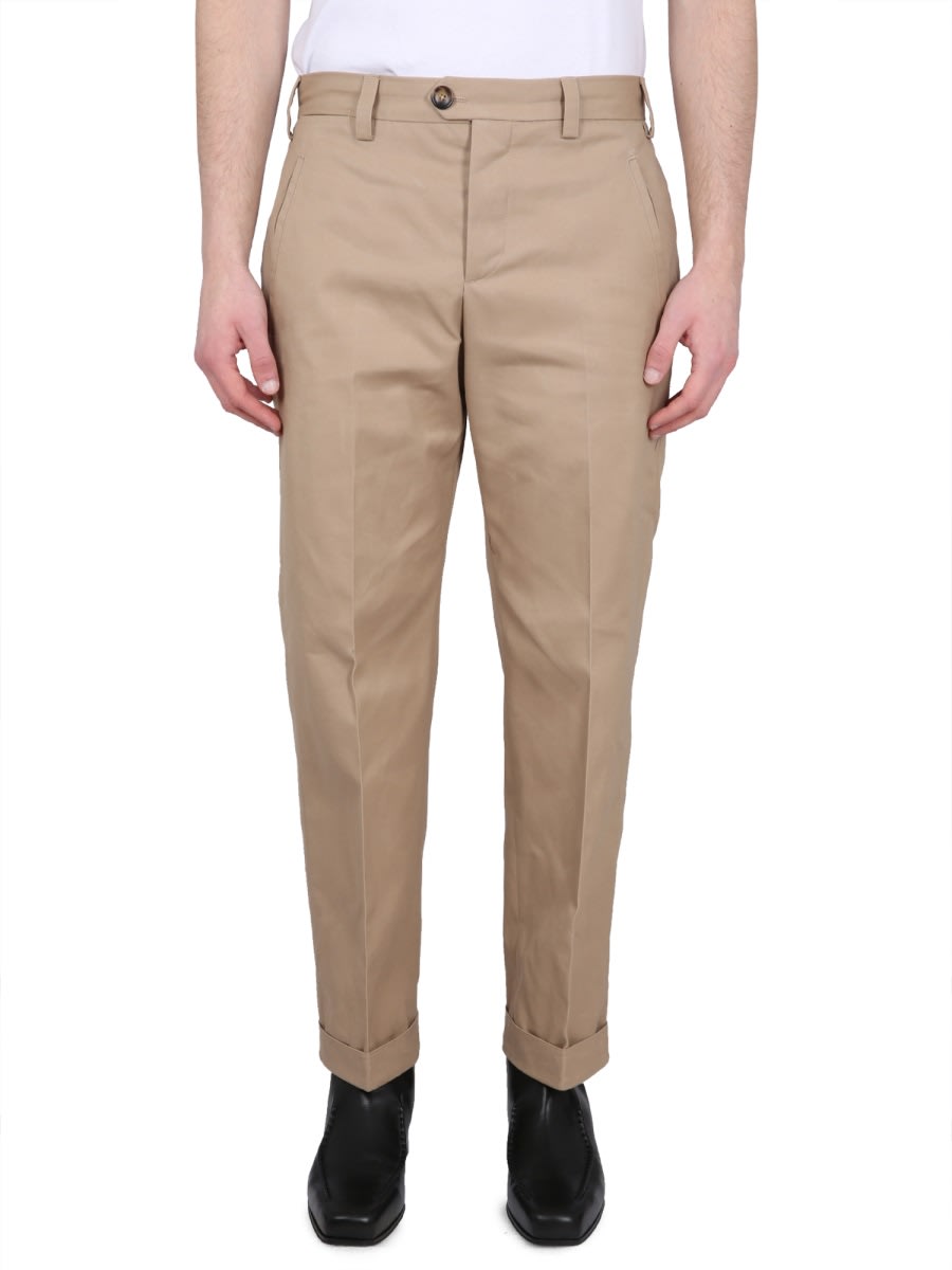 Shop Pt Torino Rewoked Pant In Beige