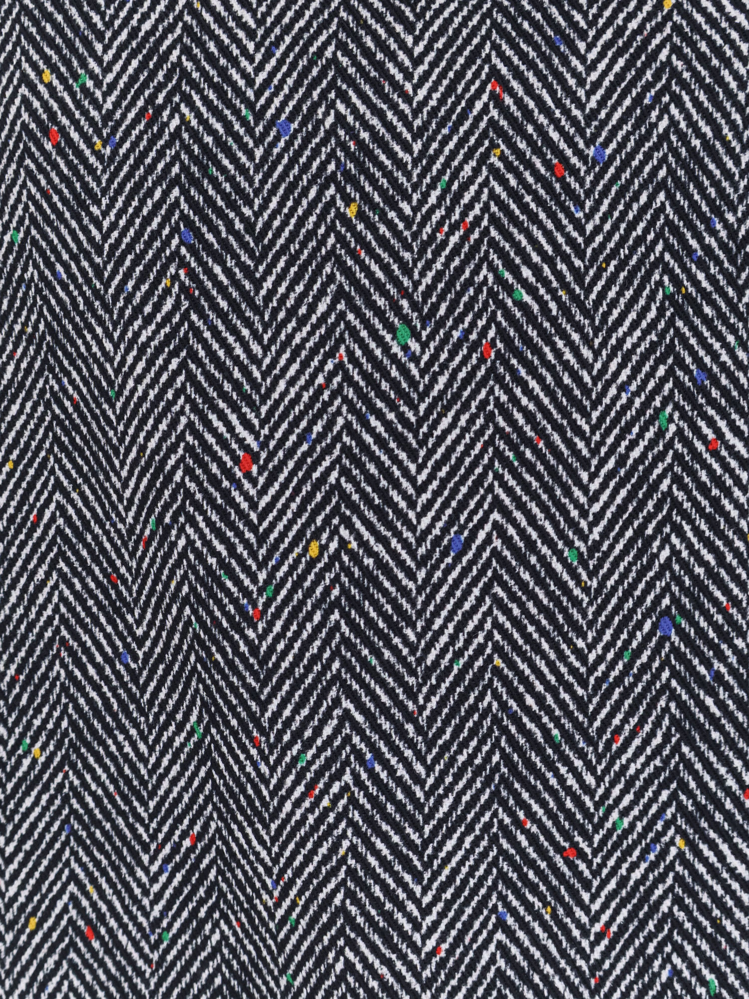 Givenchy Cotton Skirt With Herringbone And Chevron In Gray