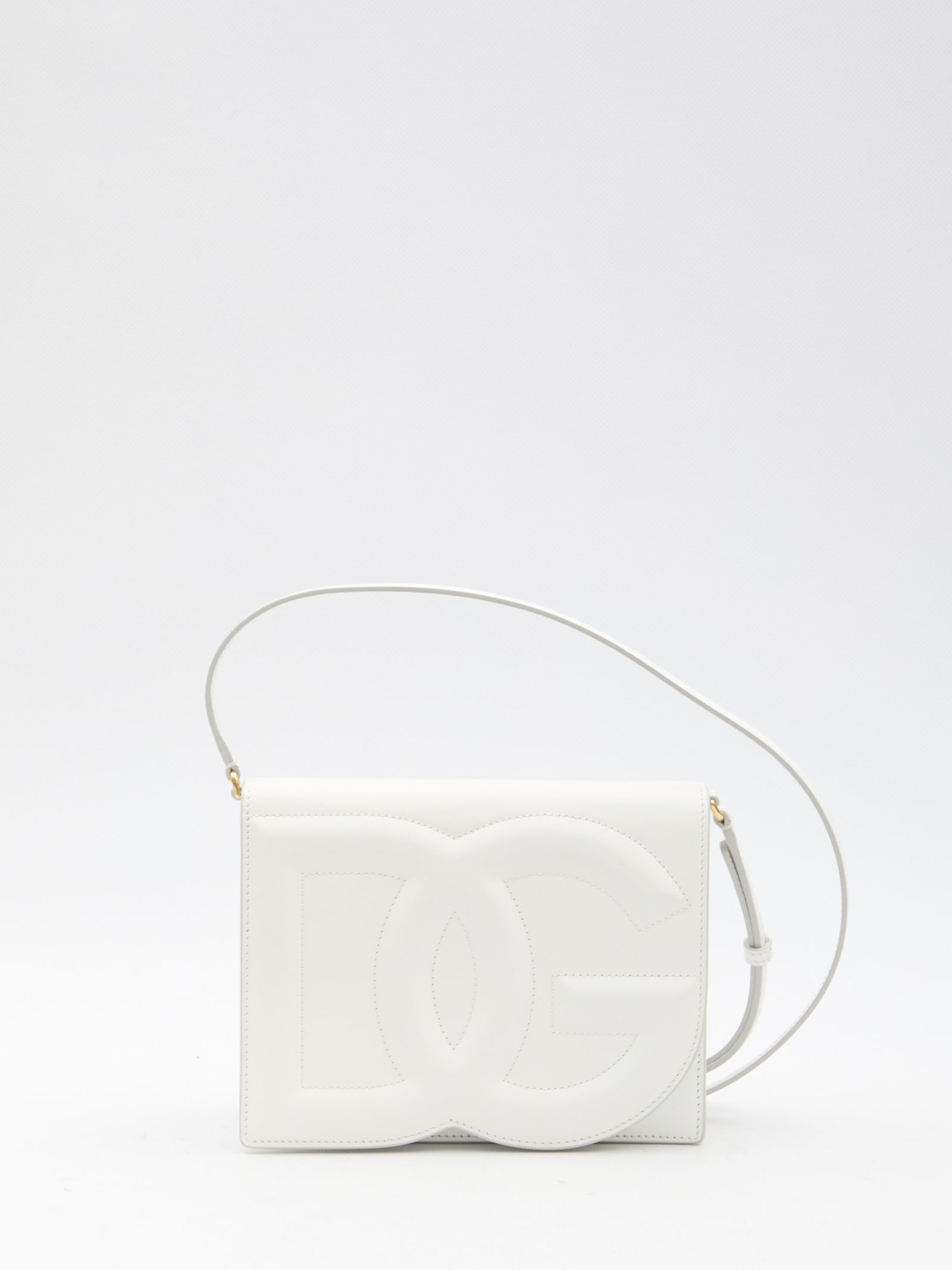 Shop Dolce & Gabbana Dg Logo Bag In White