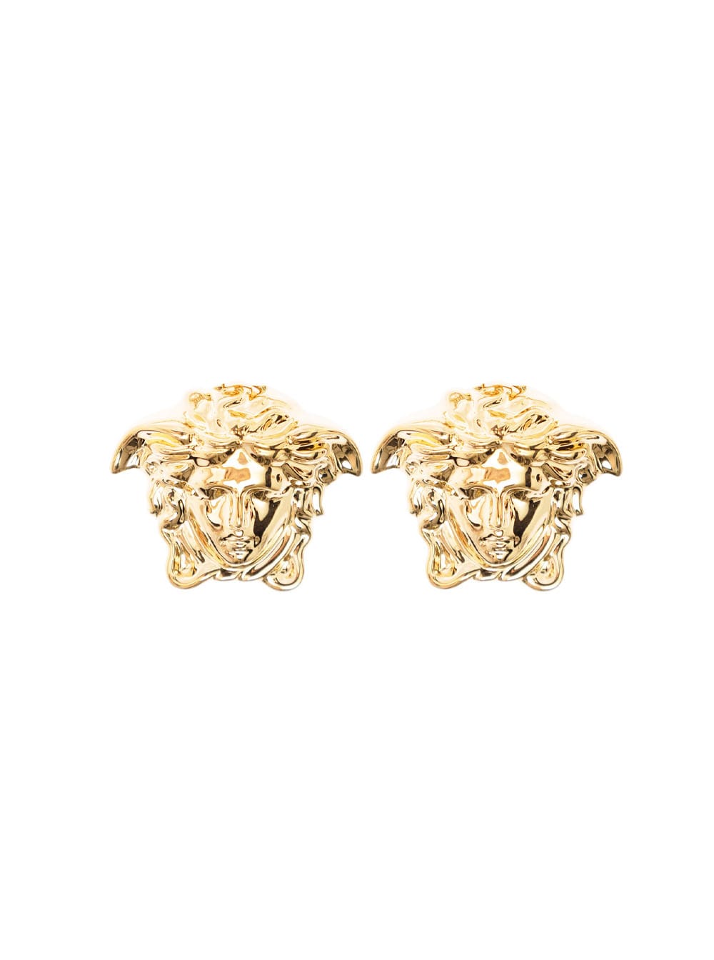 Versace Womans Medusa Gold Metal Earrings