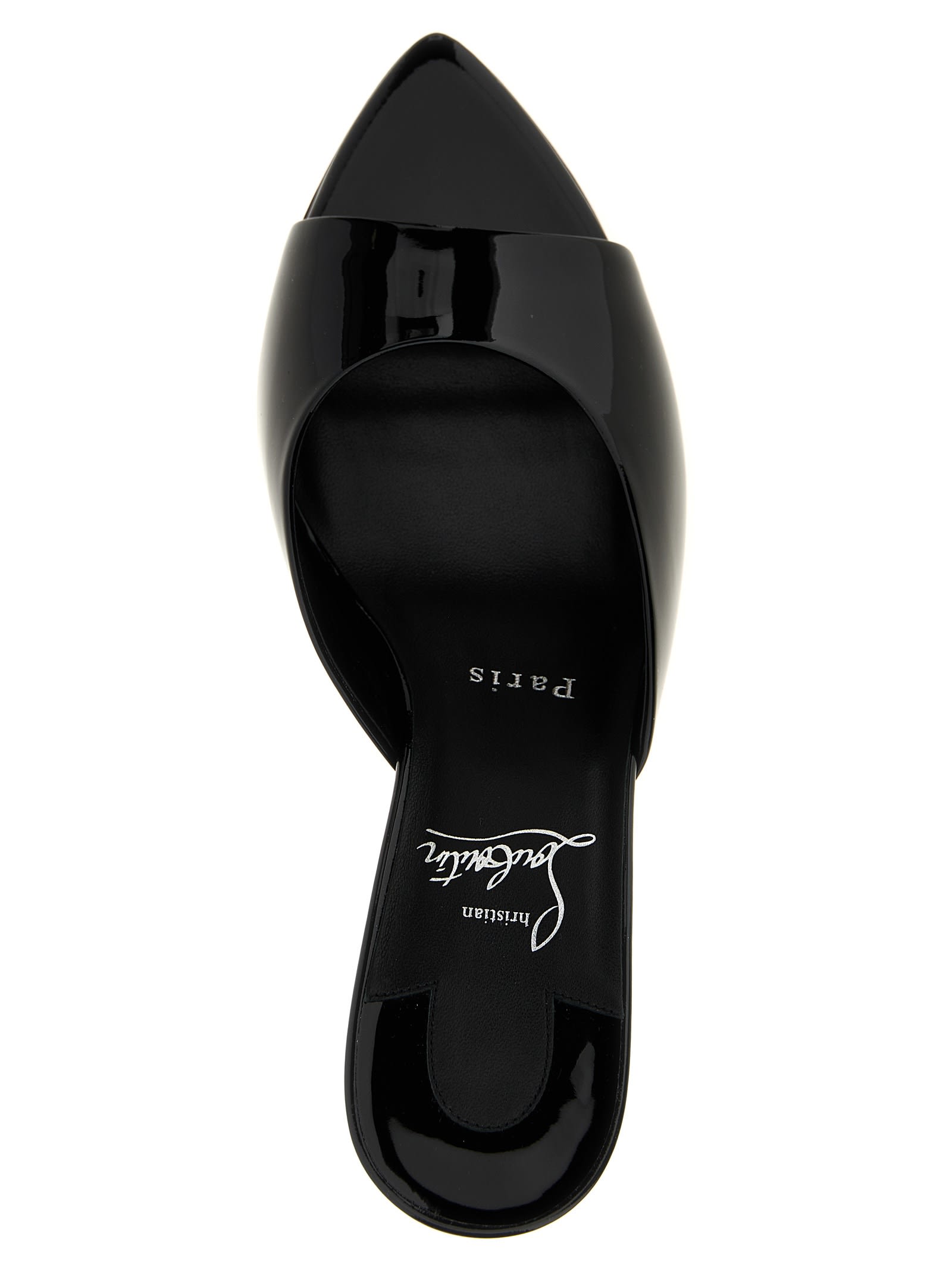 Christian Louboutin Miss Z Mules In Black