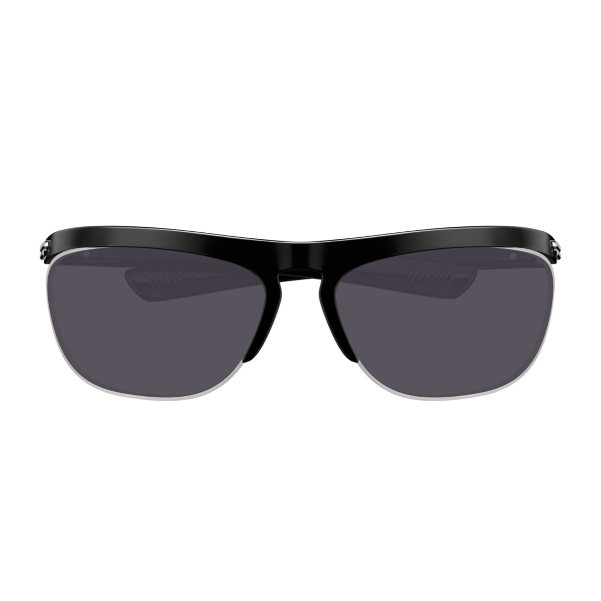 Bottega Veneta Bv1348s Linea Speed Rectangular 001 Black Grey Sunglasses