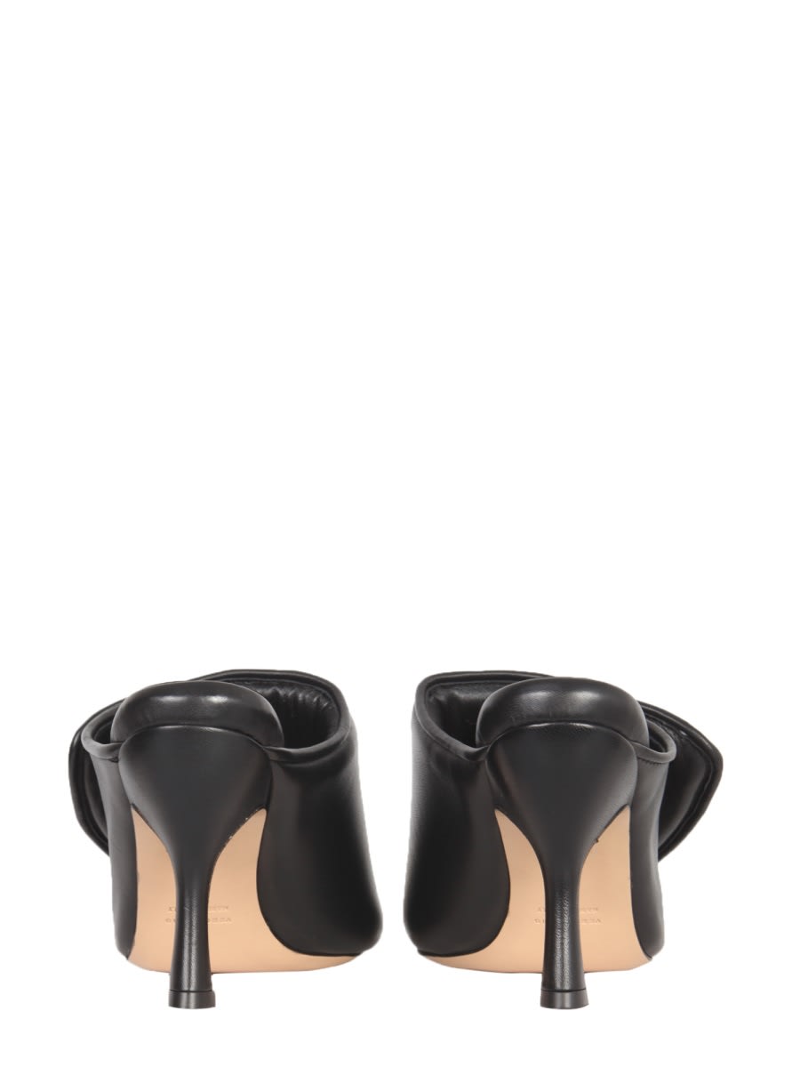 Shop Gia Borghini Gia 2 Puffy Sandals In Black