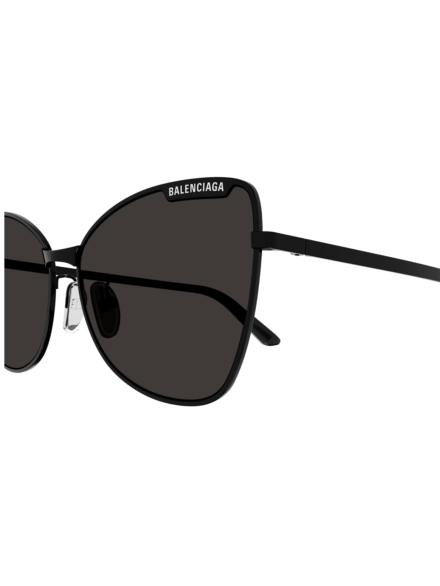 Shop Balenciaga Bb0278s Sunglasses In Black Black Grey