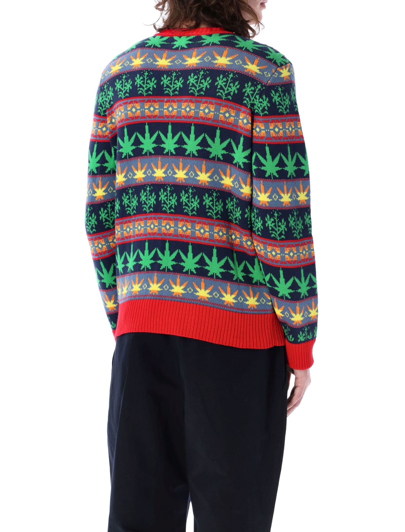 Shop Bode Marin Jacquard Sweater In Multi