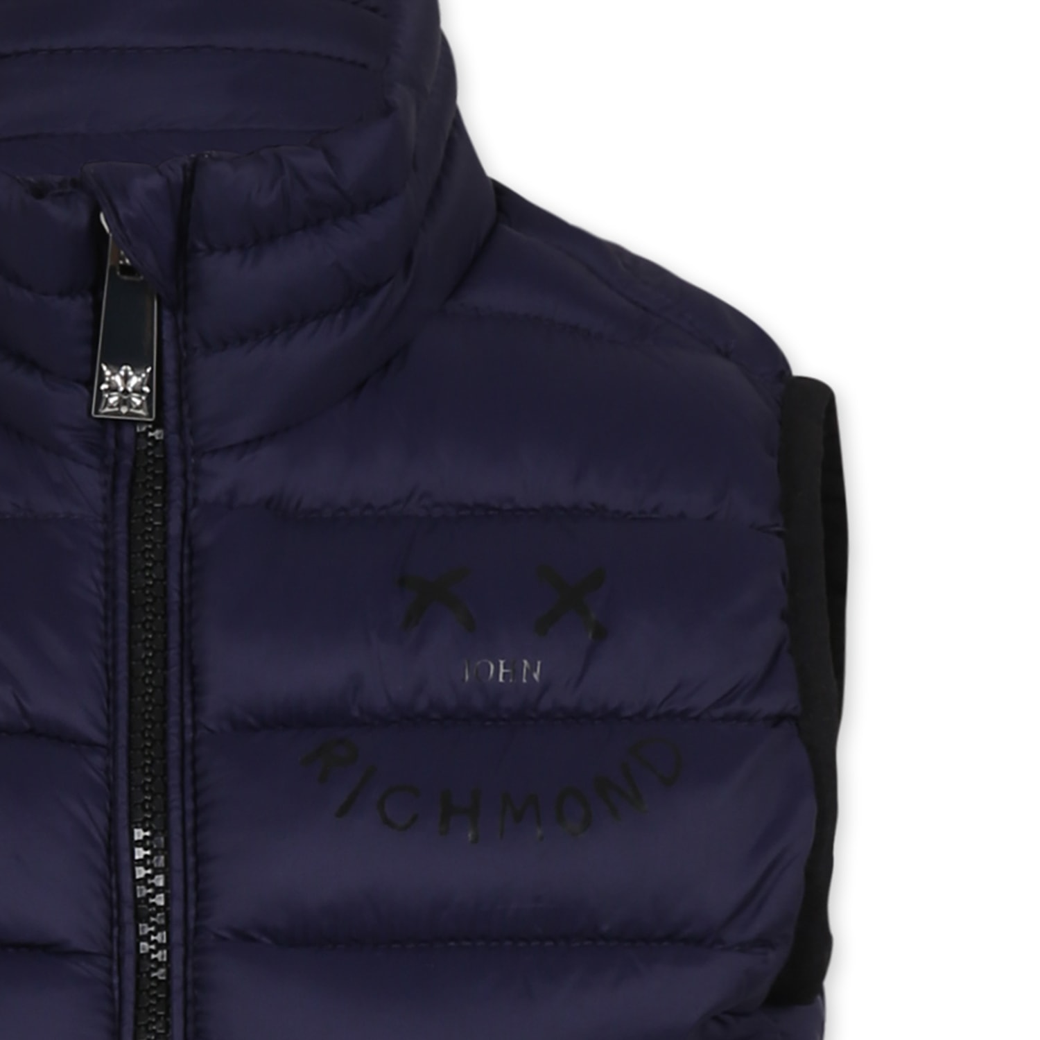 Richmond Blue Vest For Boy With Smiley In Blue