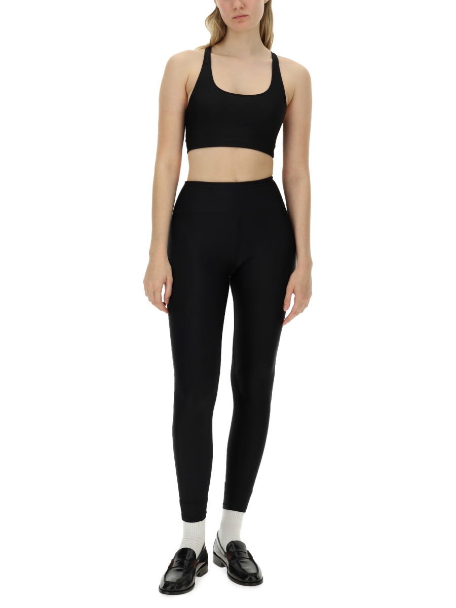 Rotate Birger Christensen Rotate Birgerchristensen Crop Top In Black