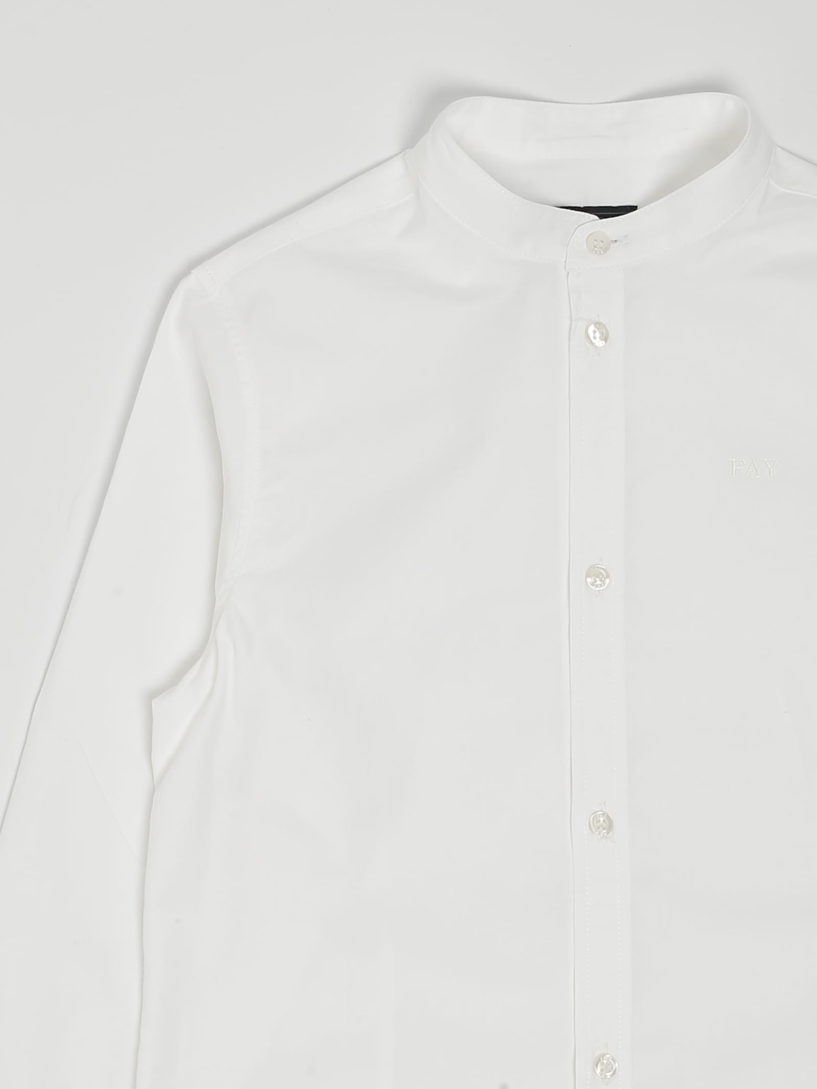 Shop Fay Shirt Shirt In Bianco