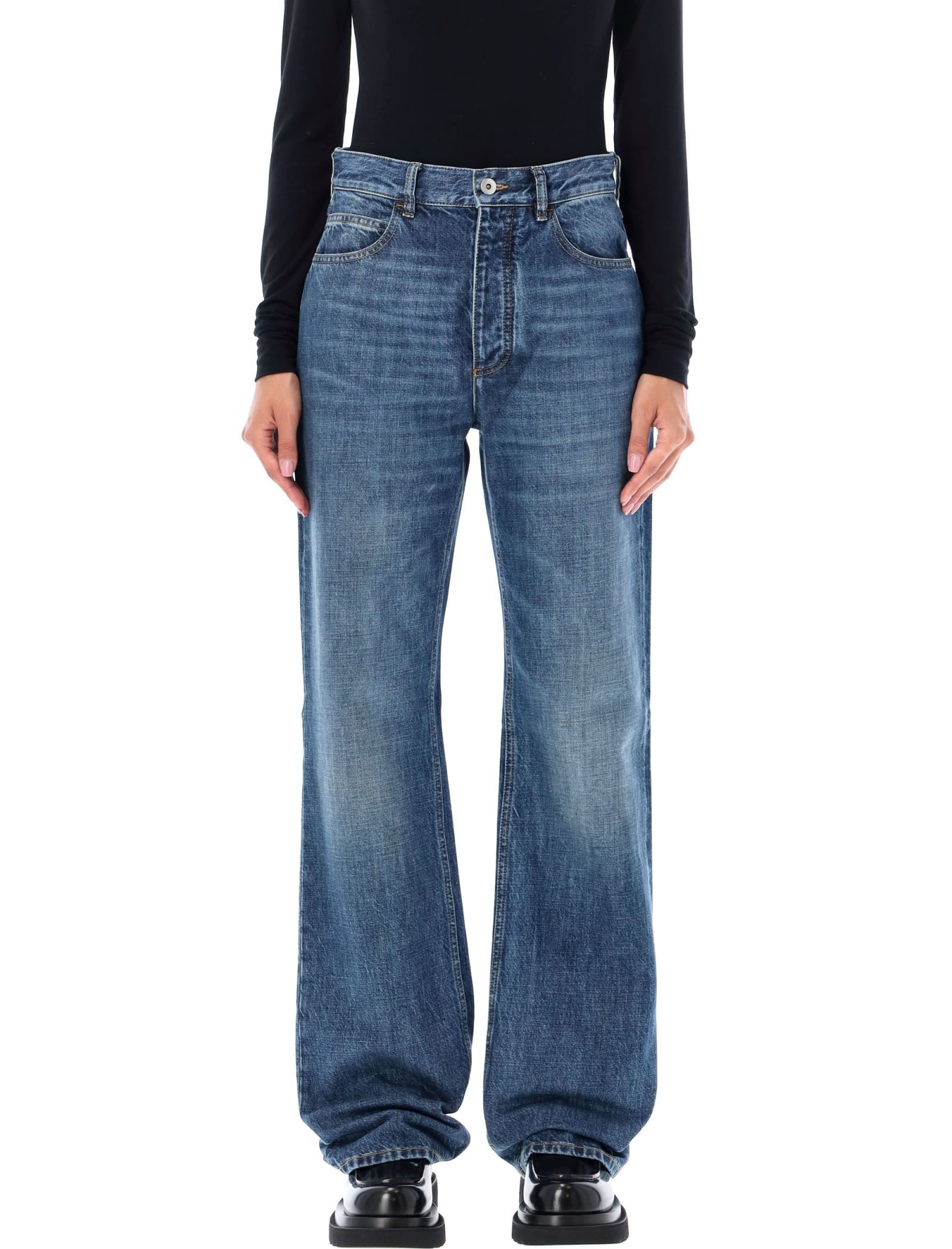 BOTTEGA VENETA JEANS HIGH RISE