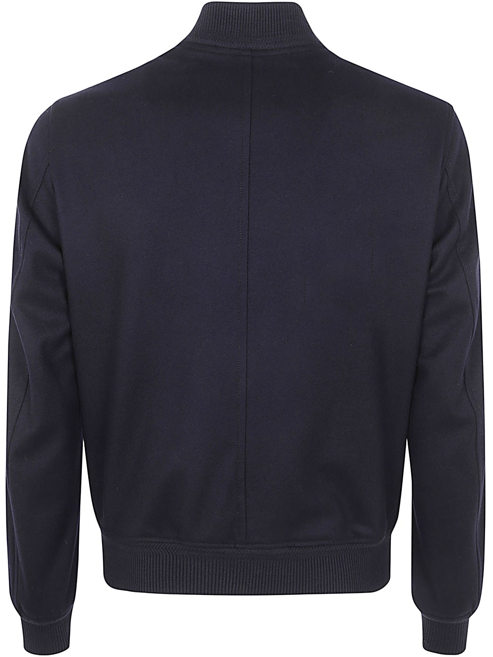 Shop Tom Ford Light Felt Bomber In Navy