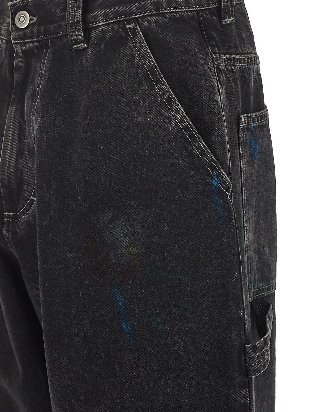 Shop Maison Margiela Pants Jeans In Black