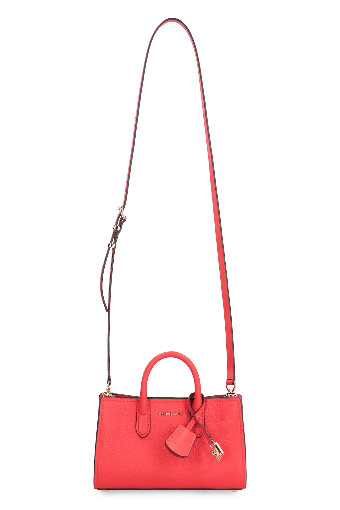 Michael Kors Scarlett Leather Bag In Red