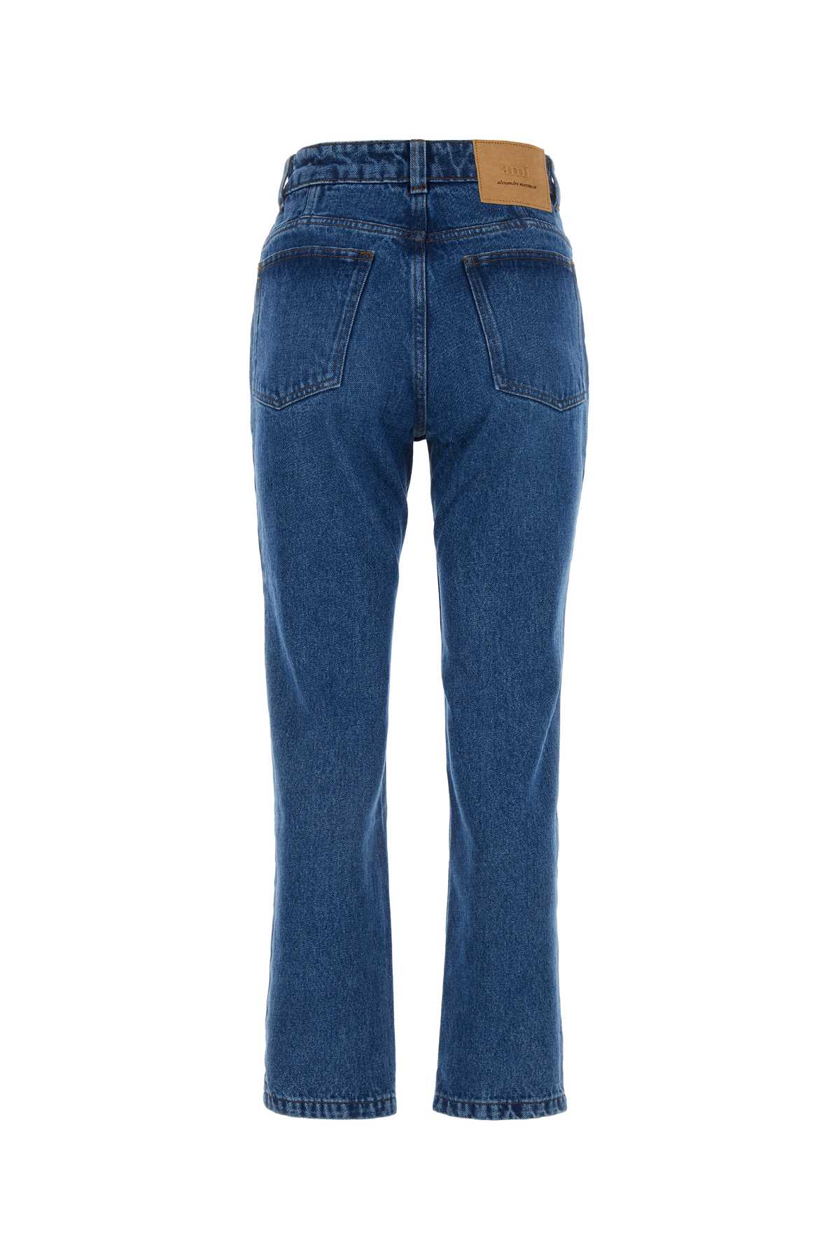 Shop Ami Alexandre Mattiussi Denim Jeans In Blue