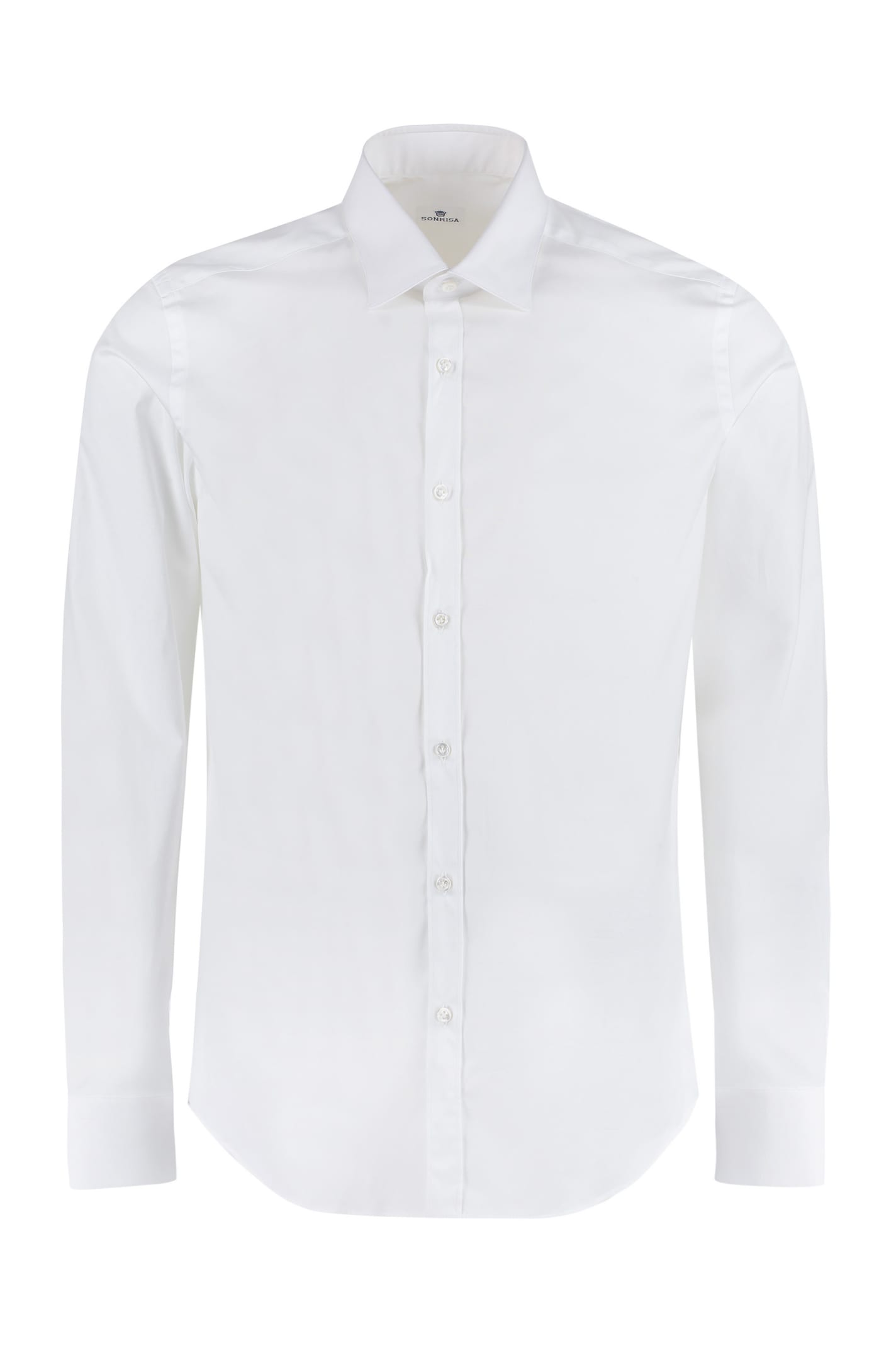 Long Sleeve Stretch Cotton Shirt