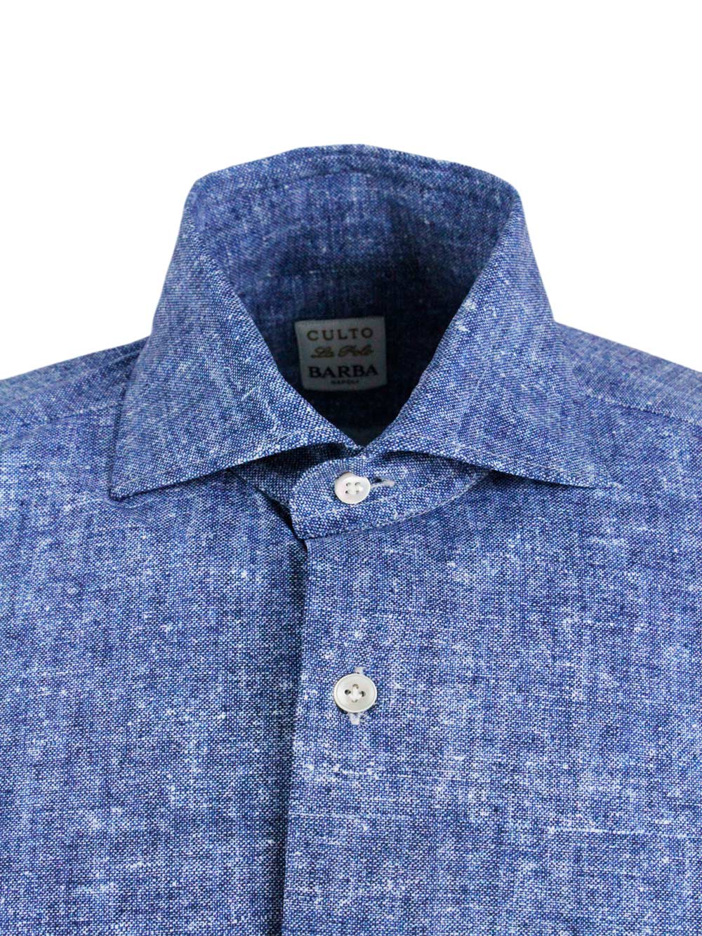 Shop Barba Napoli Shirt In Denim