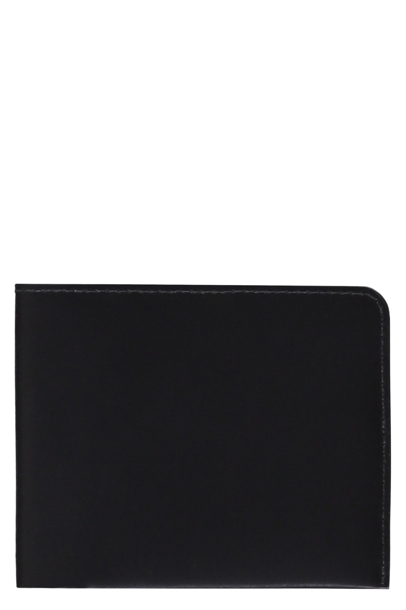 Shop Dries Van Noten Leather Wallet In Black
