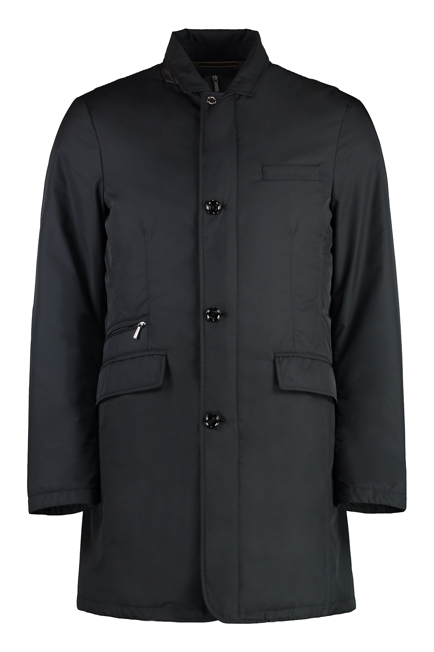 Moorer Shinjuku Techno Fabric Jacket In Black