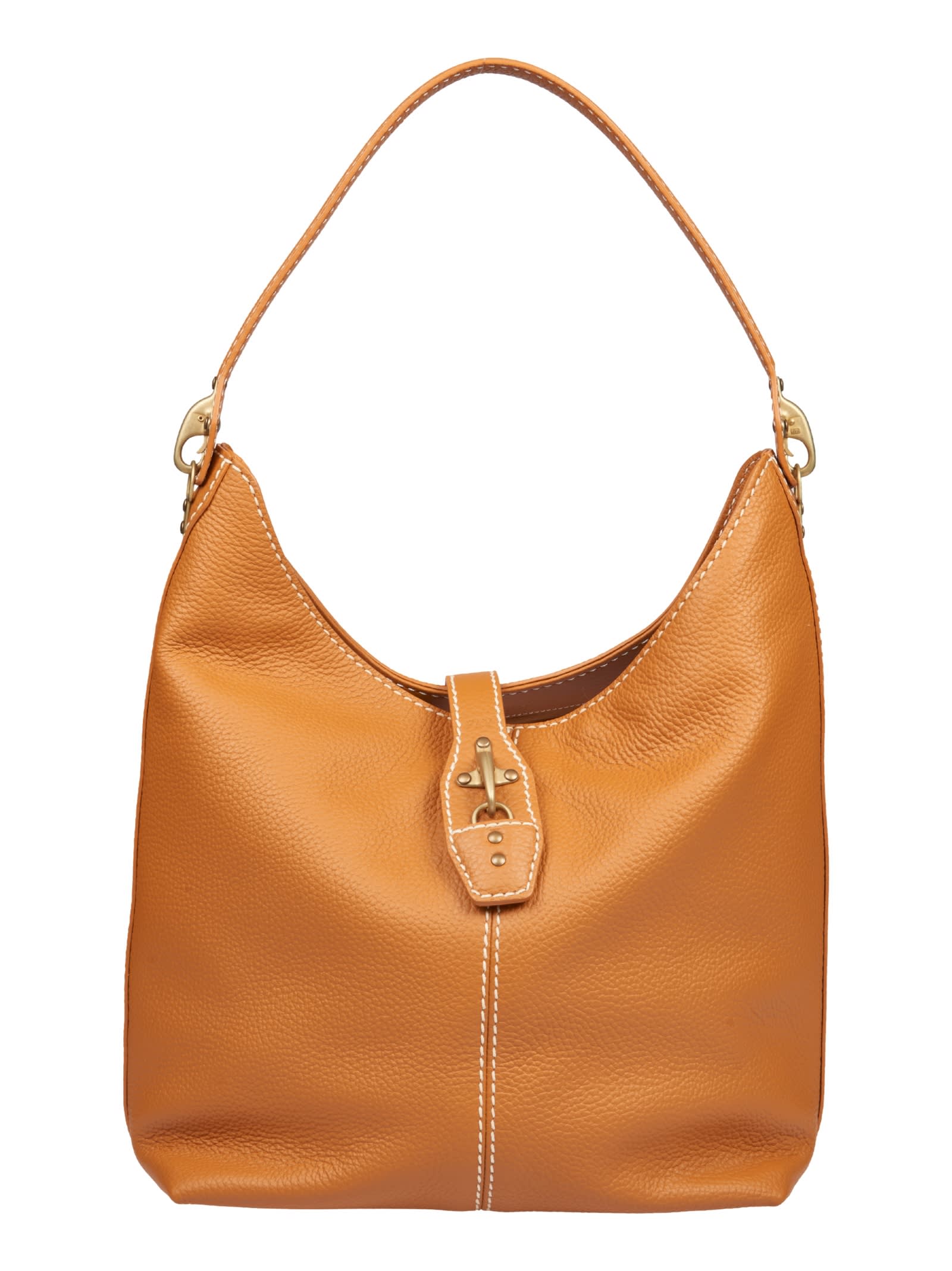 Shop Fay Hobo Bag In Brown