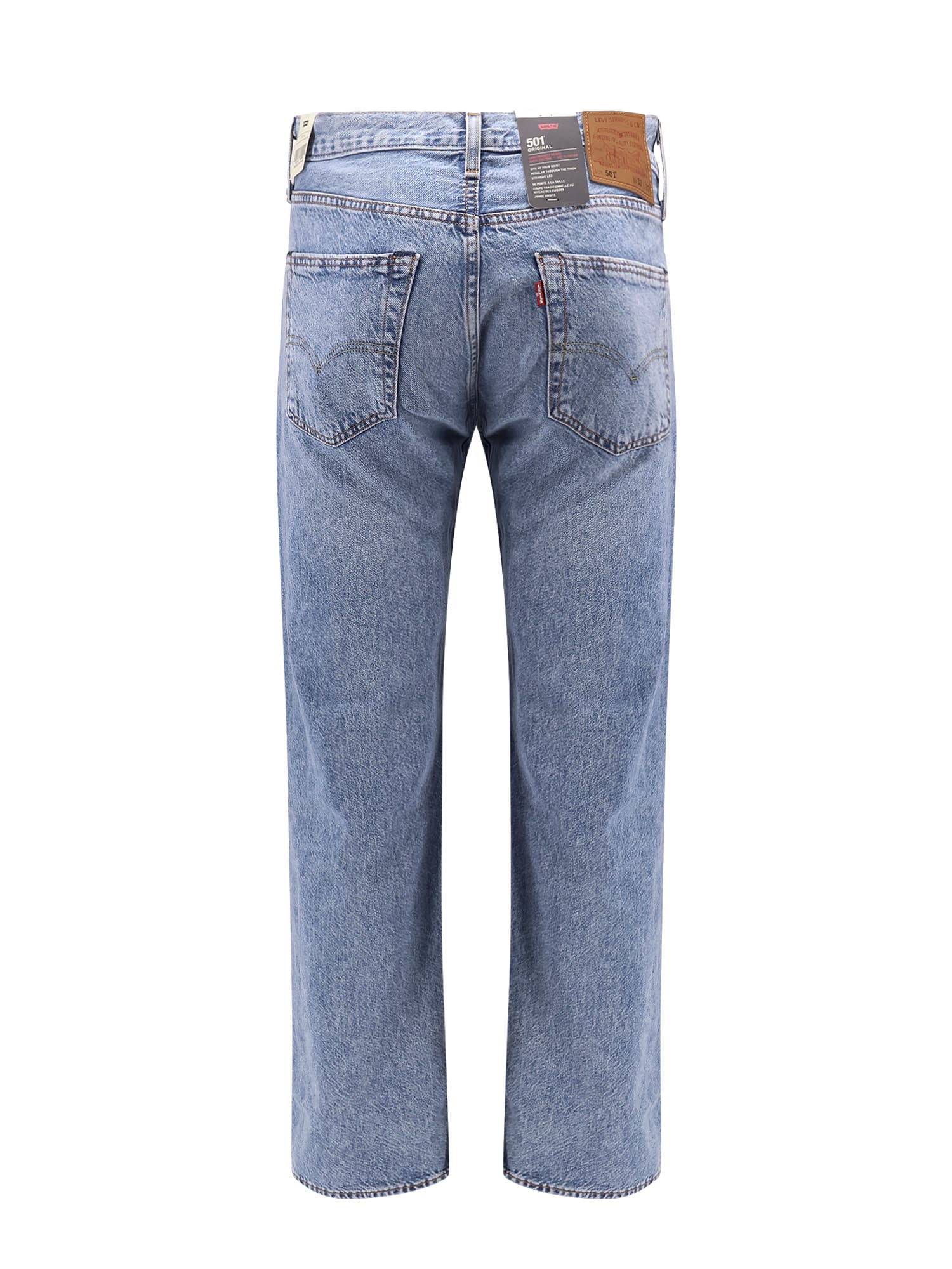 Levi's 501 Original Jeans With Iconic Tag In Blue