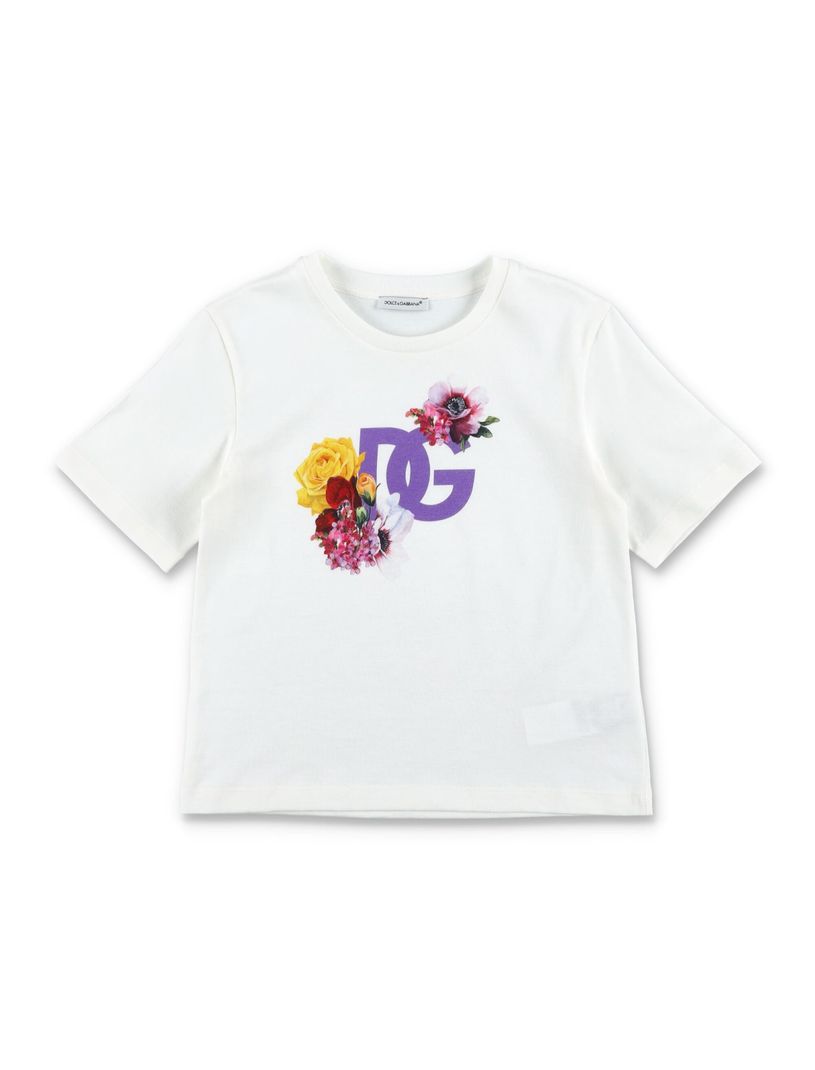 Dolce & Gabbana Floral Logo T-shirt