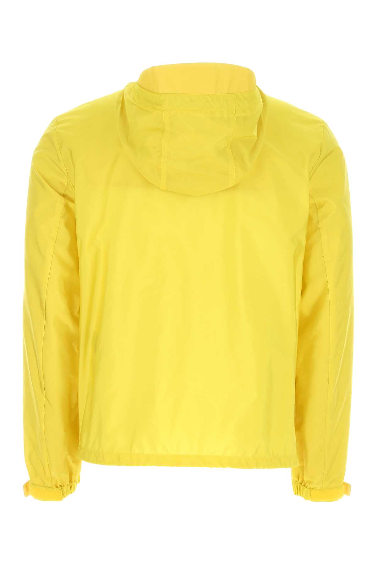 Shop Prada Yellow Re-nylon Windbreaker In F0322