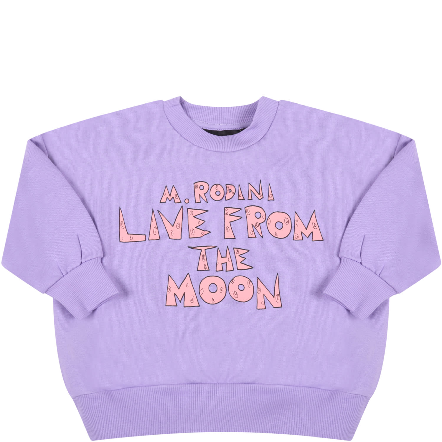 Mini Rodini Purple T-shirt For Babykids With Logo