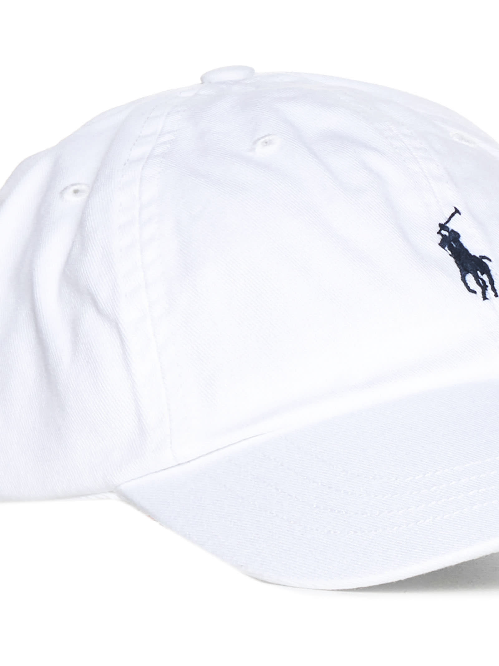 Shop Polo Ralph Lauren Hat In White Newport Navy