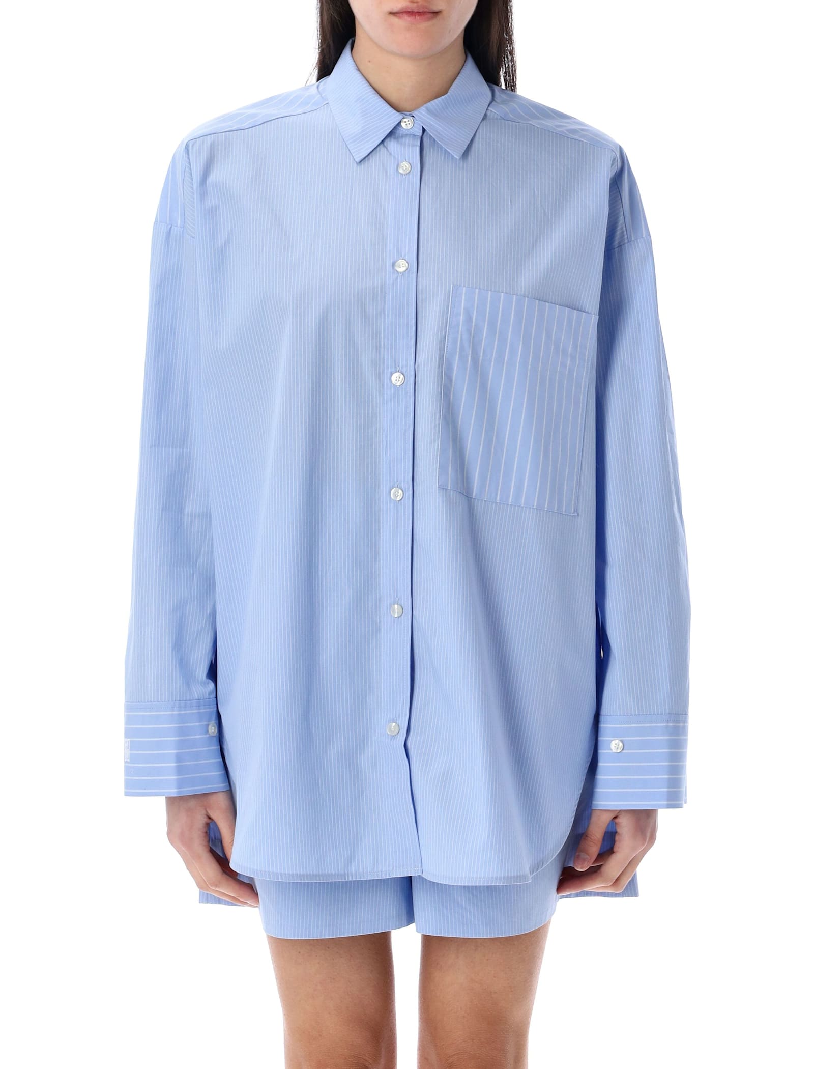 Derris Organic Cotton Striped Shirt