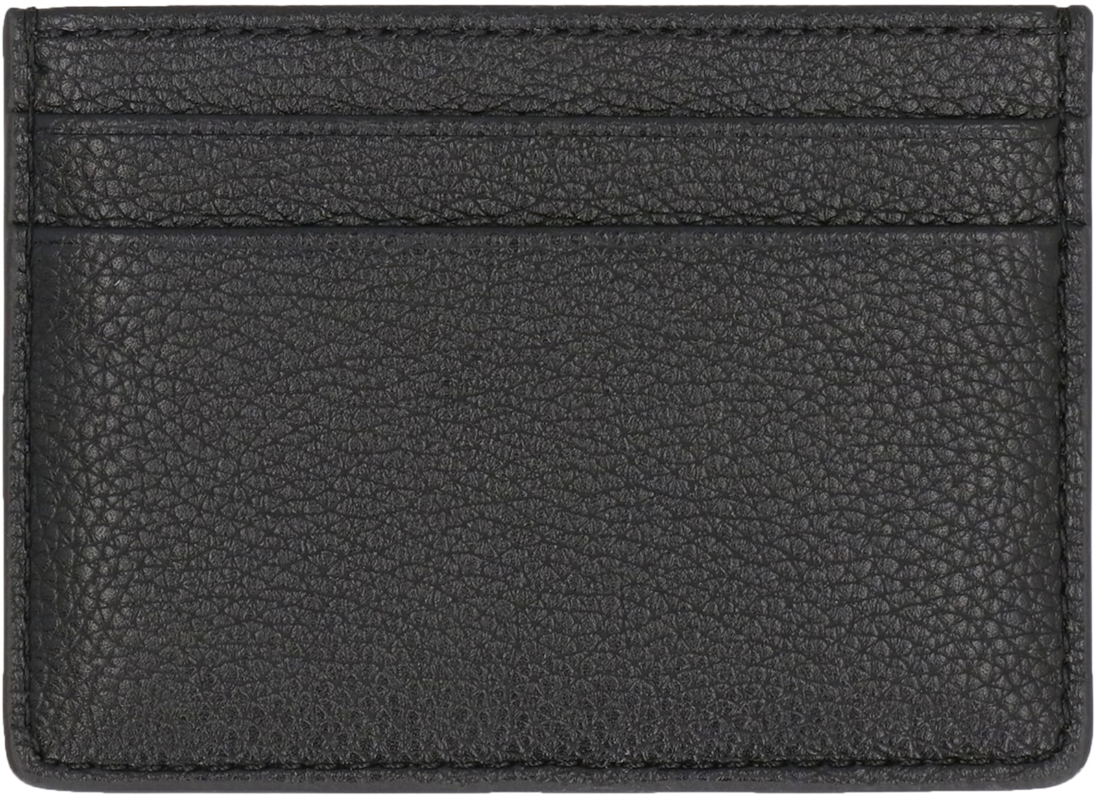 Hugo Boss Vegan Leather Card Holder In Black