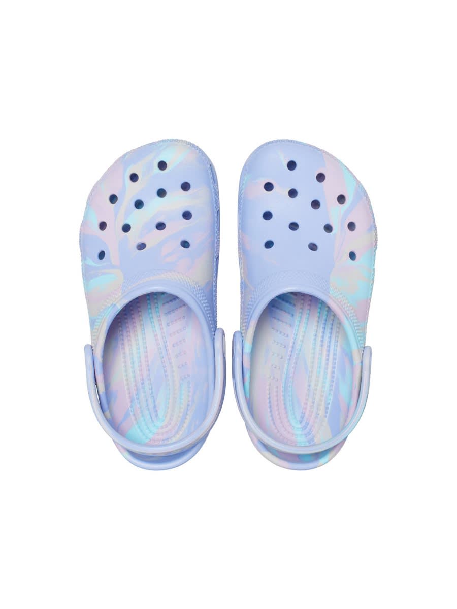 Crocs Classic Marbled Clog In Multicolour
