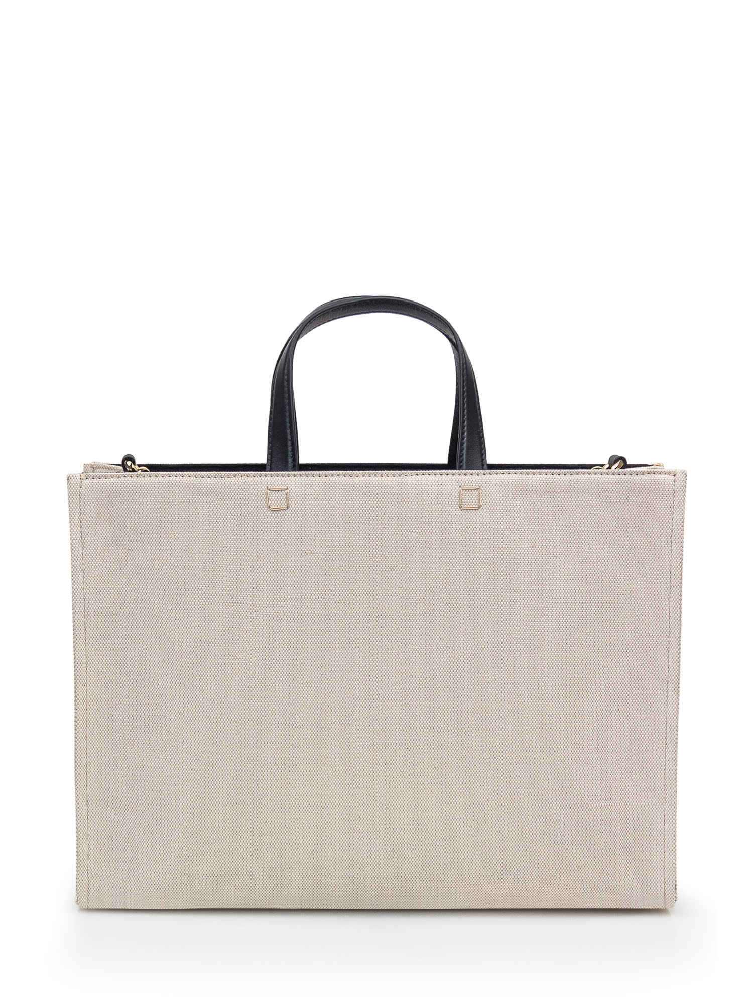 Shop Givenchy G-tote Medium Tote Bag In Beige/black