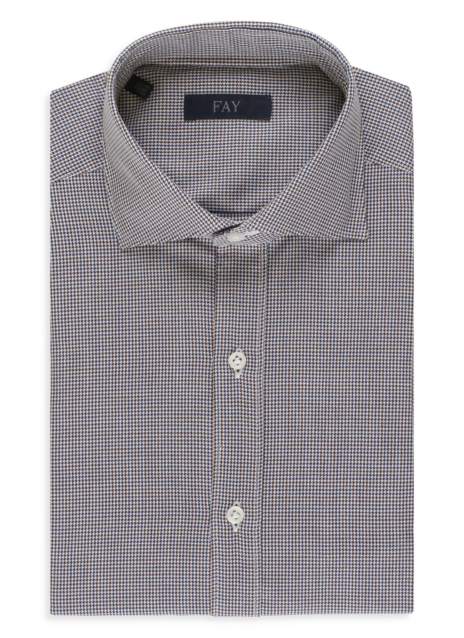 Fay Houndstooth Shirt