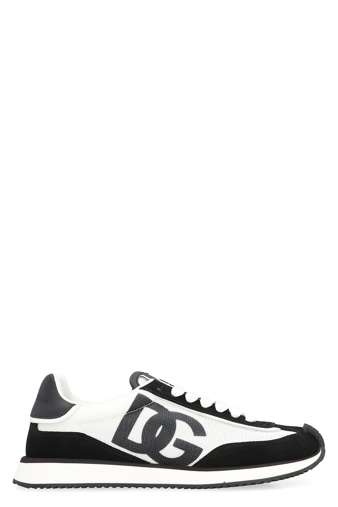 Dolce & Gabbana Mixed-material Dg Cushion Sneakers In Multi