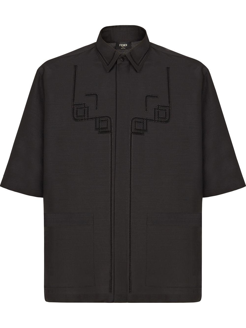 Fendi Oversized Short-sleeve Shirt