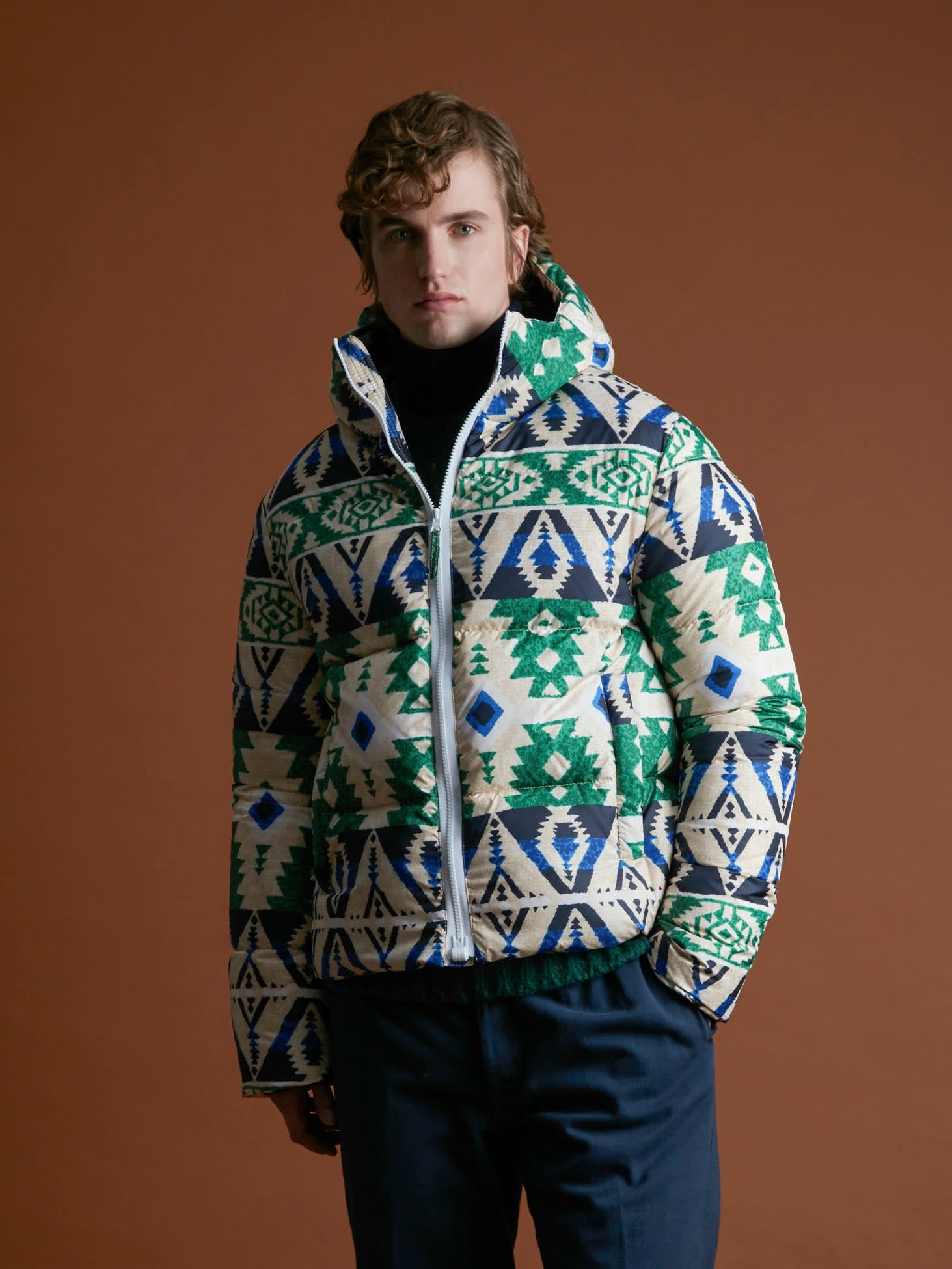 Doppiaa Aalvaro Quilted Jacket In Multi