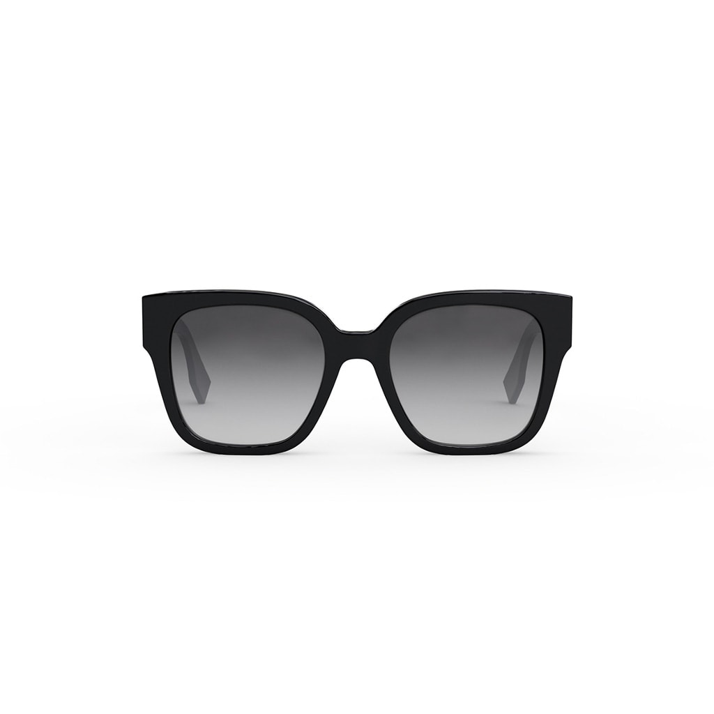 Shop Fendi Fe40063i 01b Sunglasses