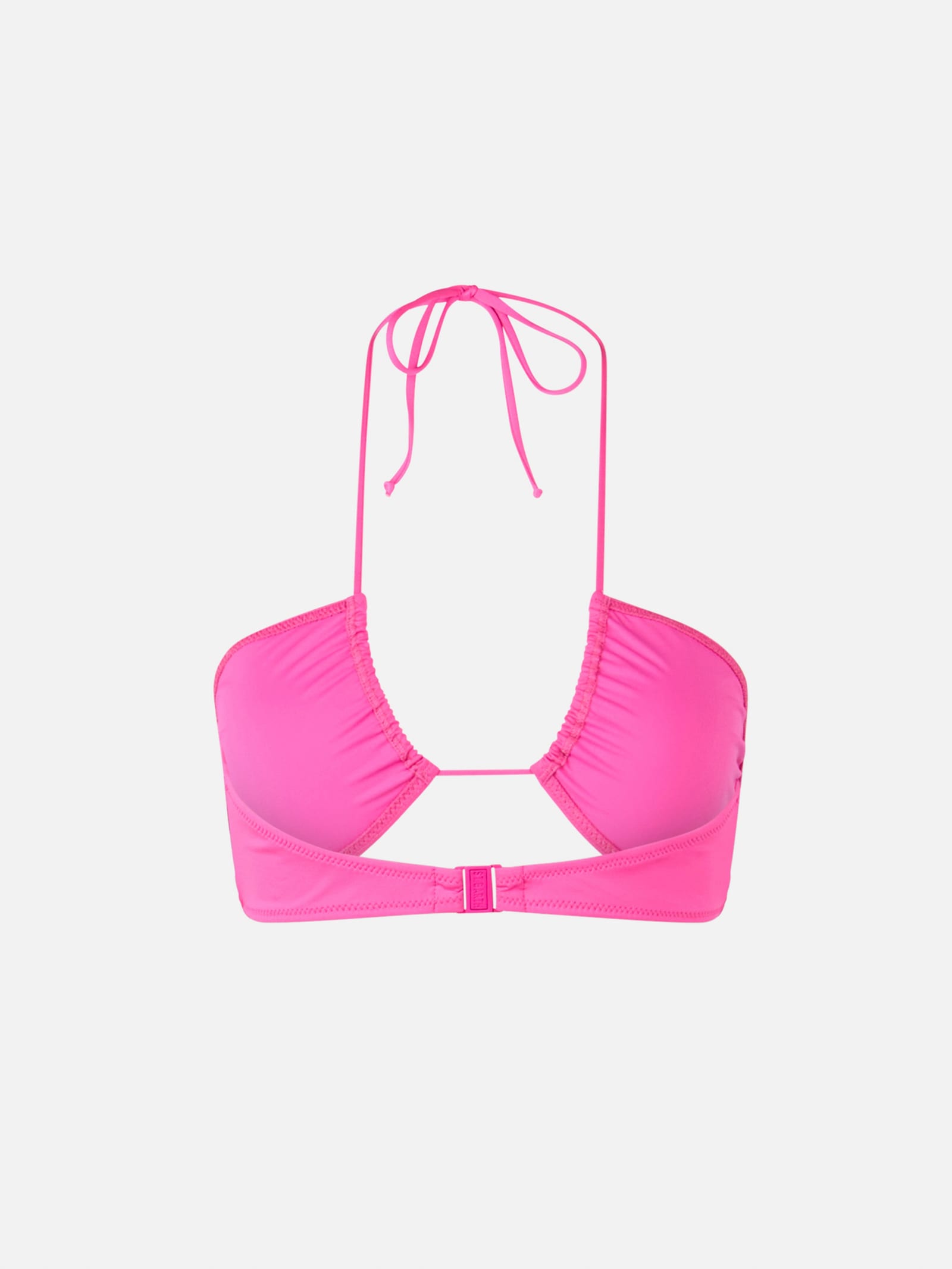 Mc2 Saint Barth Woman Fuchsia Bandeau Dahlia Beach Top In Pink