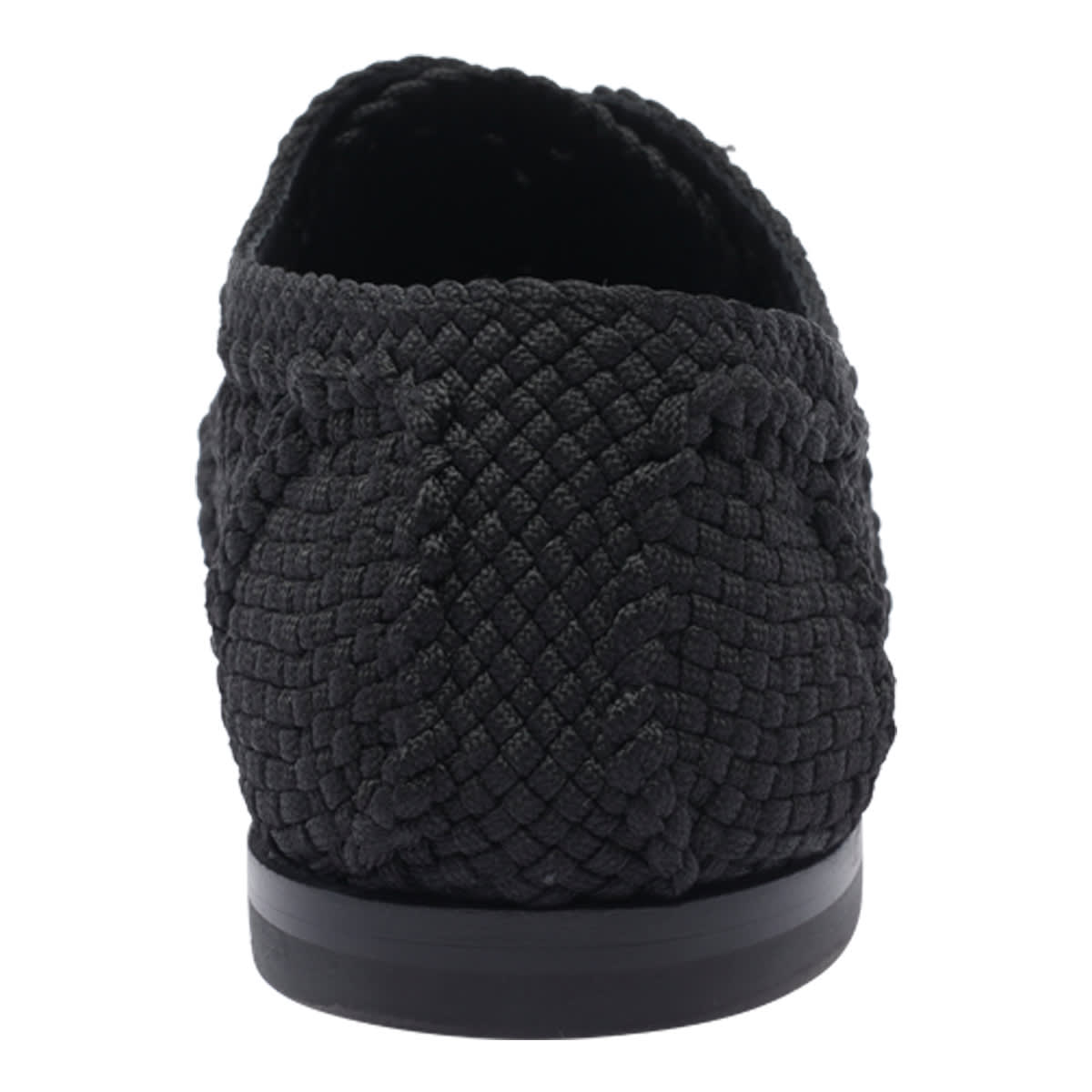 Dolce & Gabbana Black Woven Fabric Derby