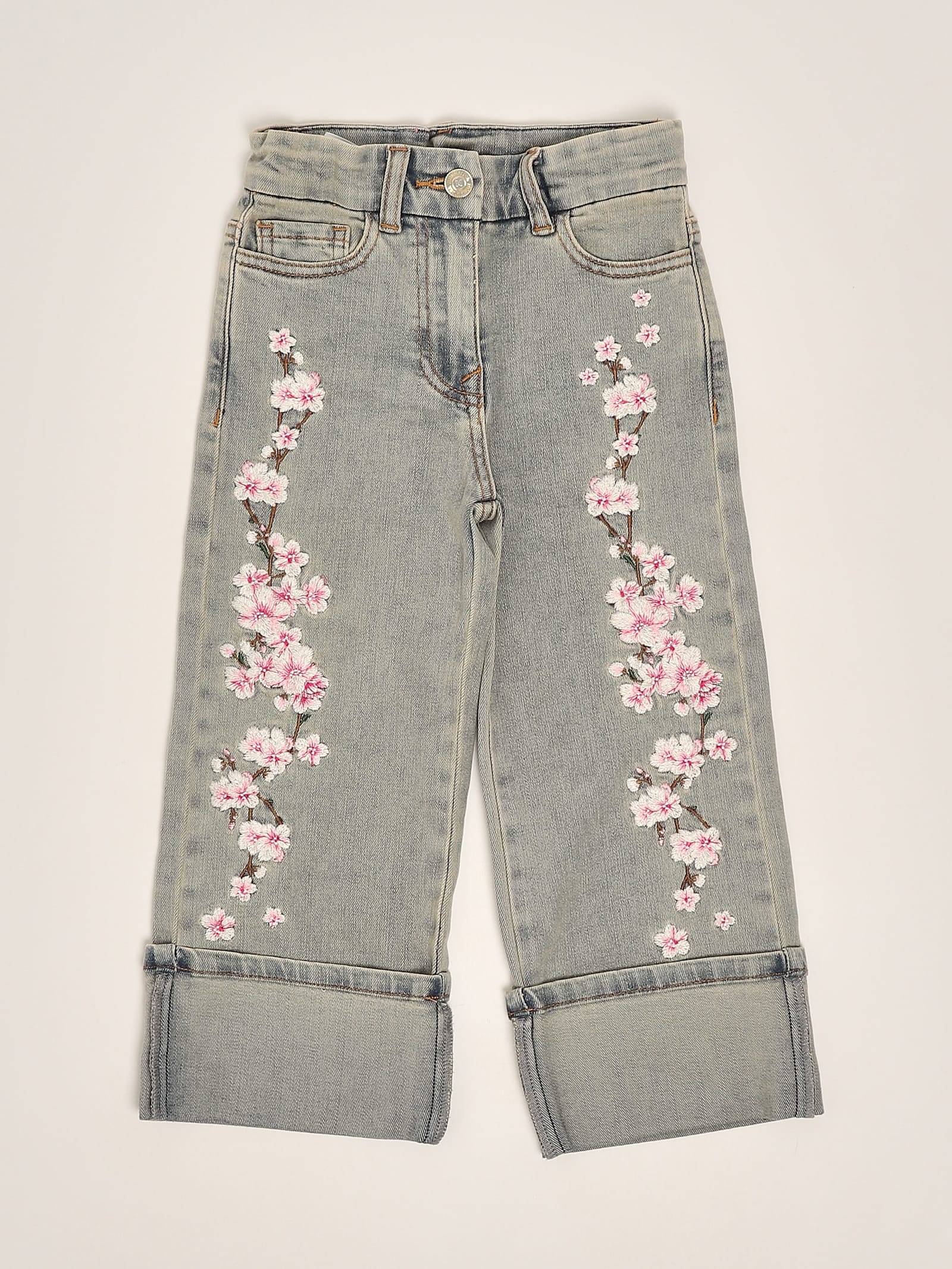 Monnalisa Jeans Jeans In Gray