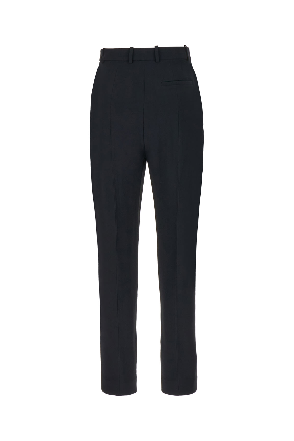 Shop Alexander Mcqueen Black Viscose Blend Pant In 1000