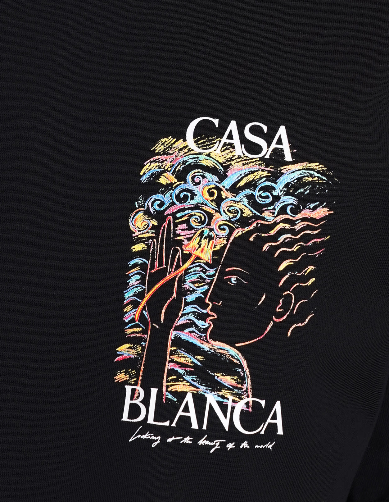 Shop Casablanca Mushroom Goddess T-shirt In Black