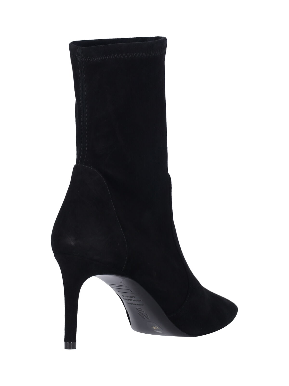 Stuart Weitzman Stuart Power Ankle Boots In Black