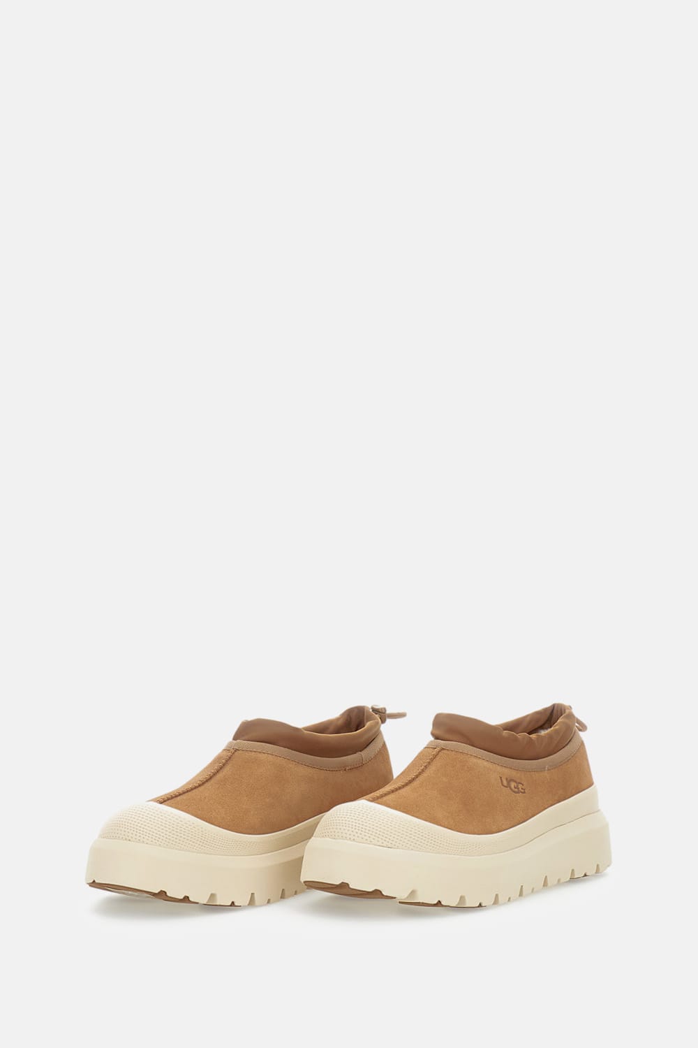 Ugg Tasman Weather Hybrid Chestnut Whitecap Slipper In Neutral