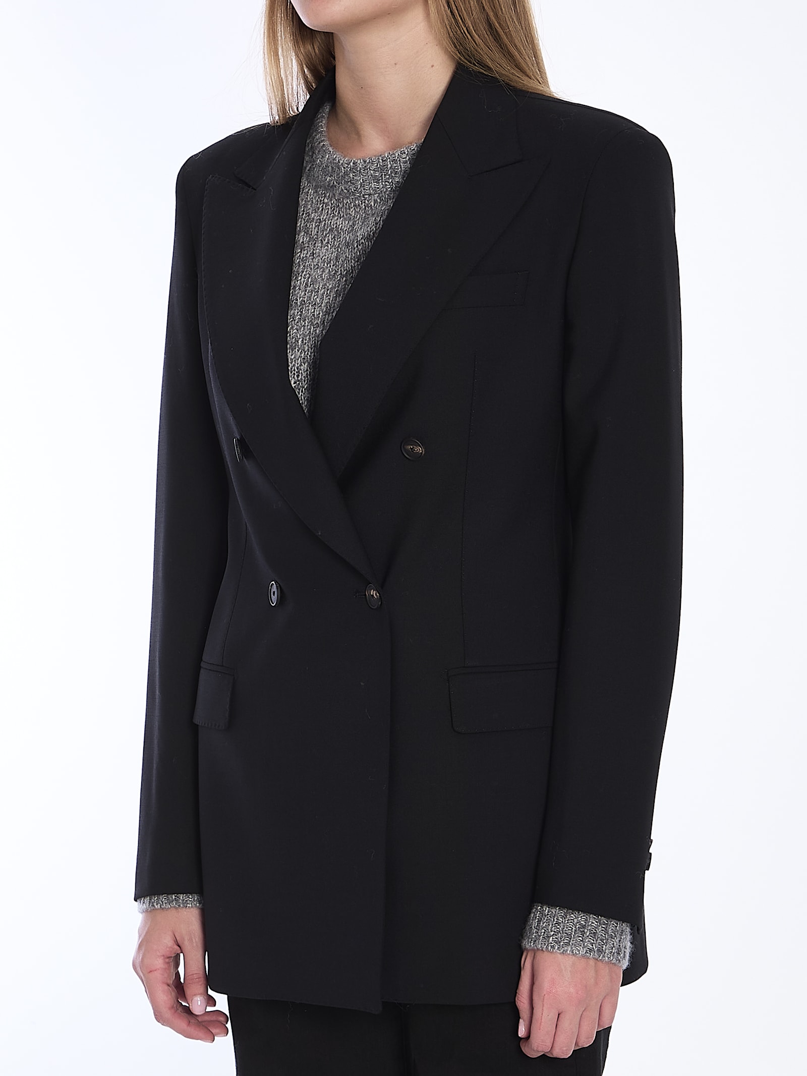 Shop Tagliatore Elenia Jacket In Black