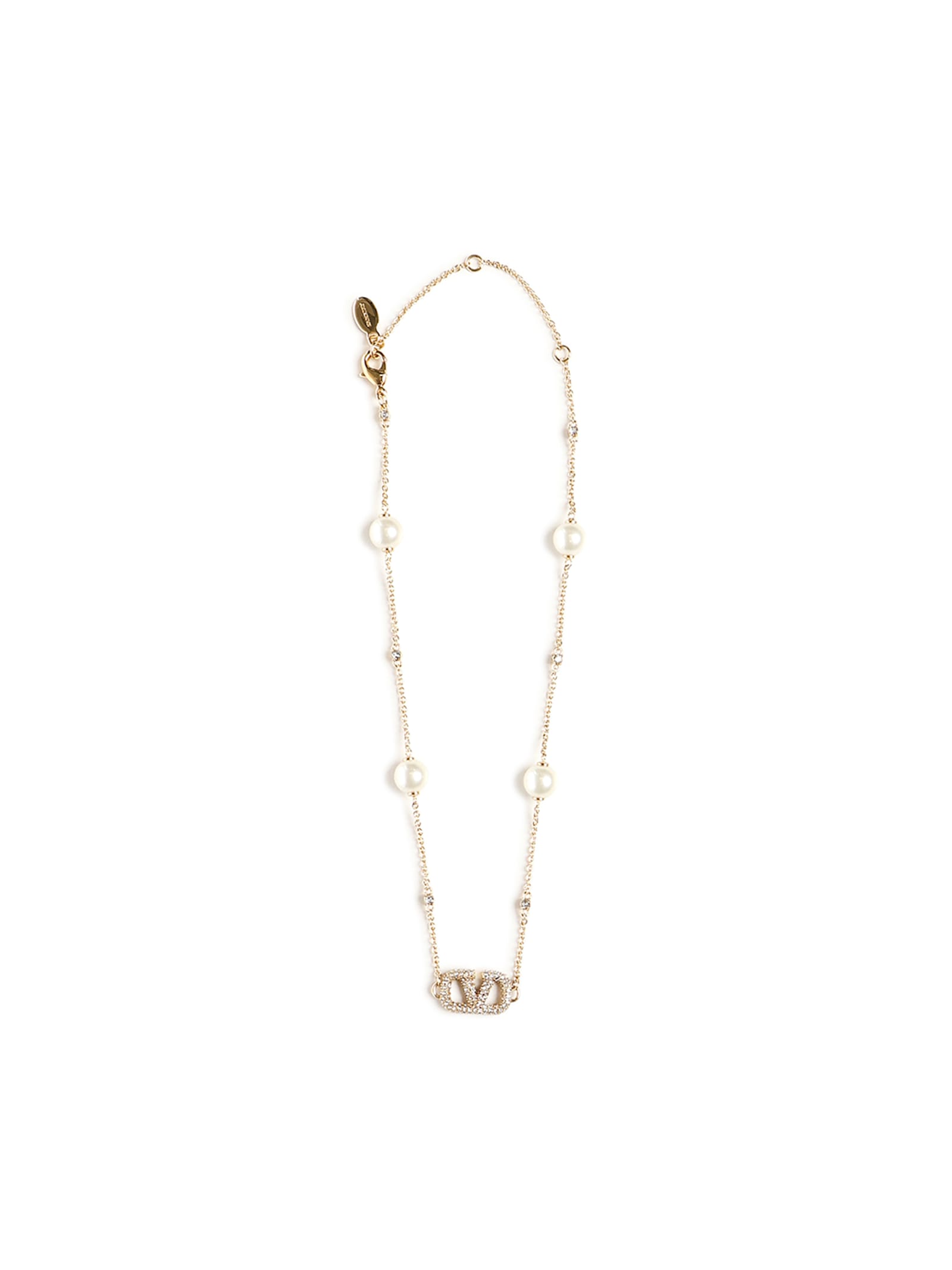 Vlogo Signature Pearl Necklace