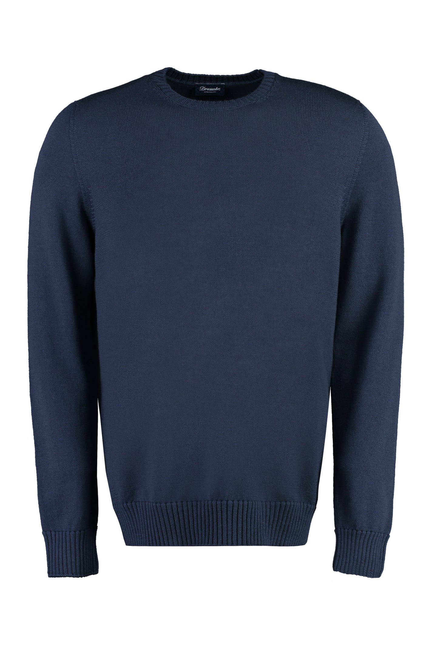 Shop Drumohr Wool Pullover In Blu