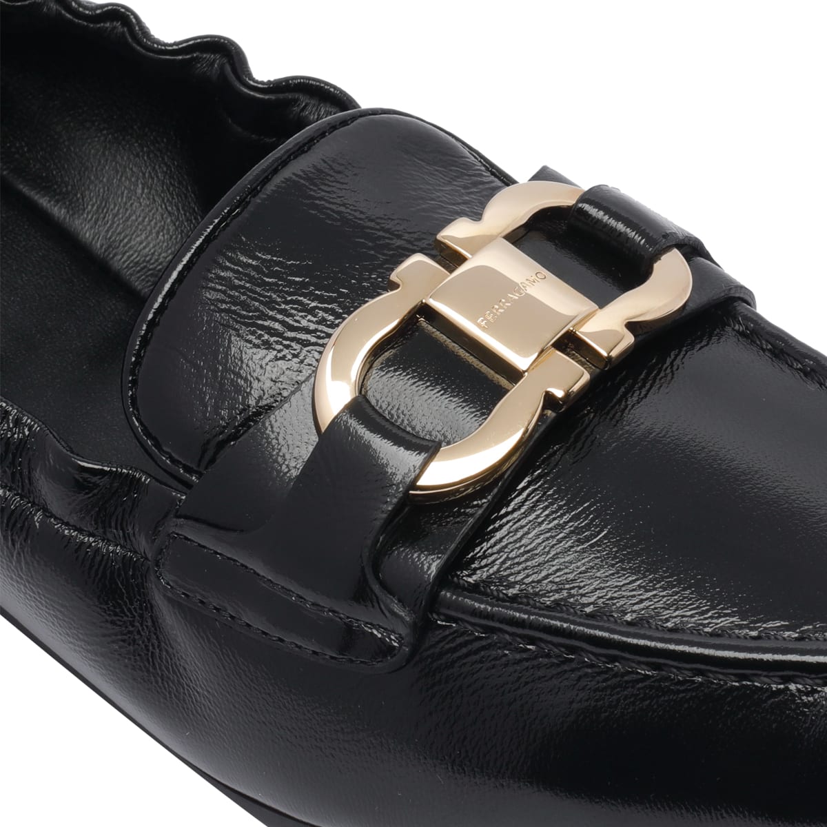 Ferragamo Loafers In Black
