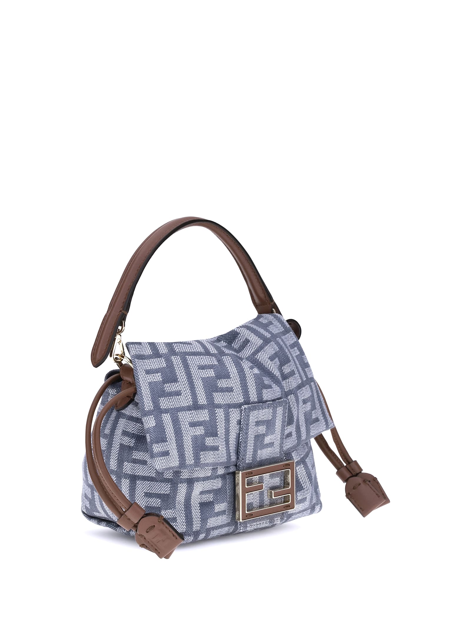 Fendi Small Mamma Baguette Shoulder Bag In Multi
