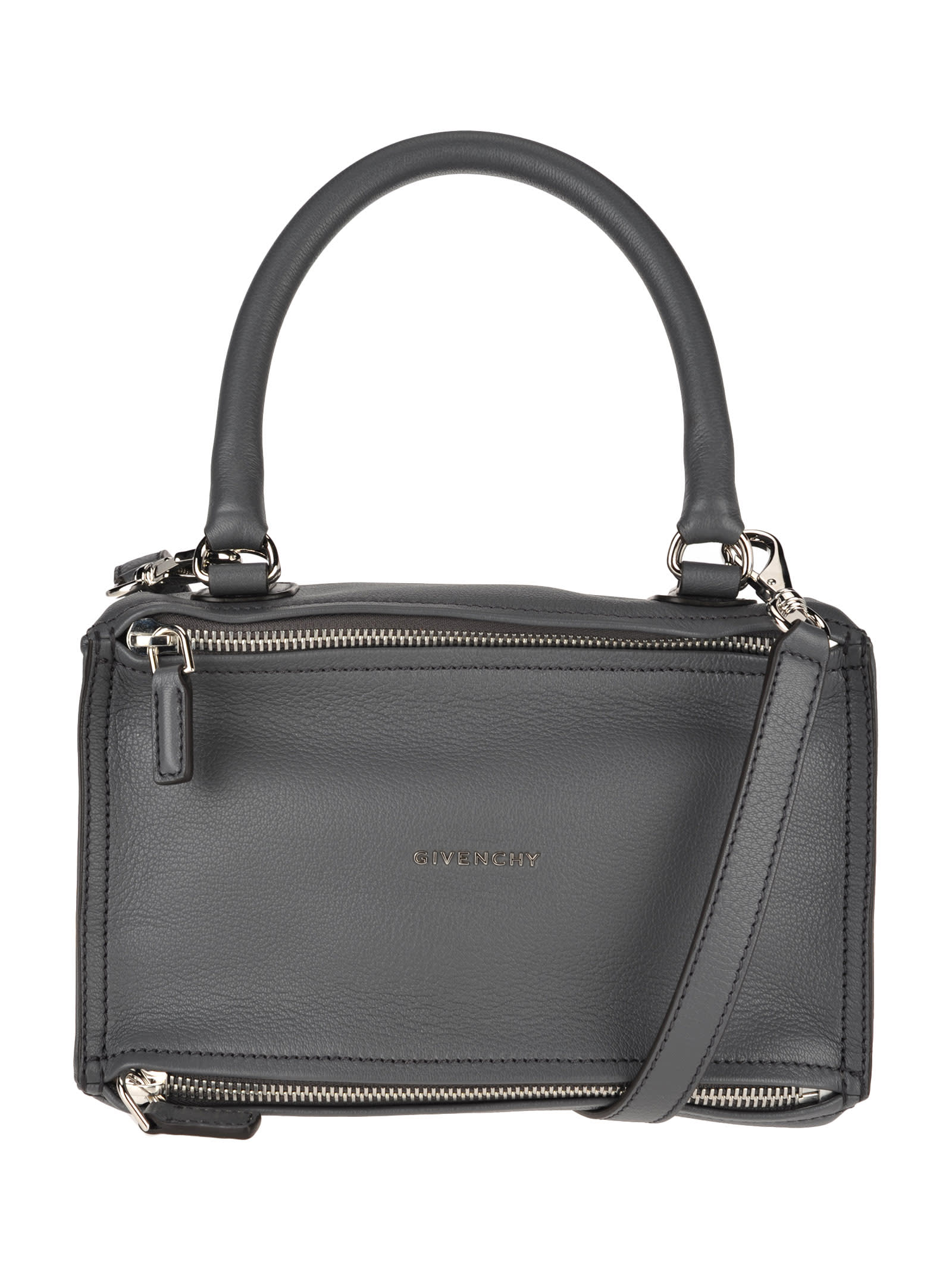 Click to view more detailed imagery on our partner's website Givenchy Pandora Shoulder Bag In Storm Grey